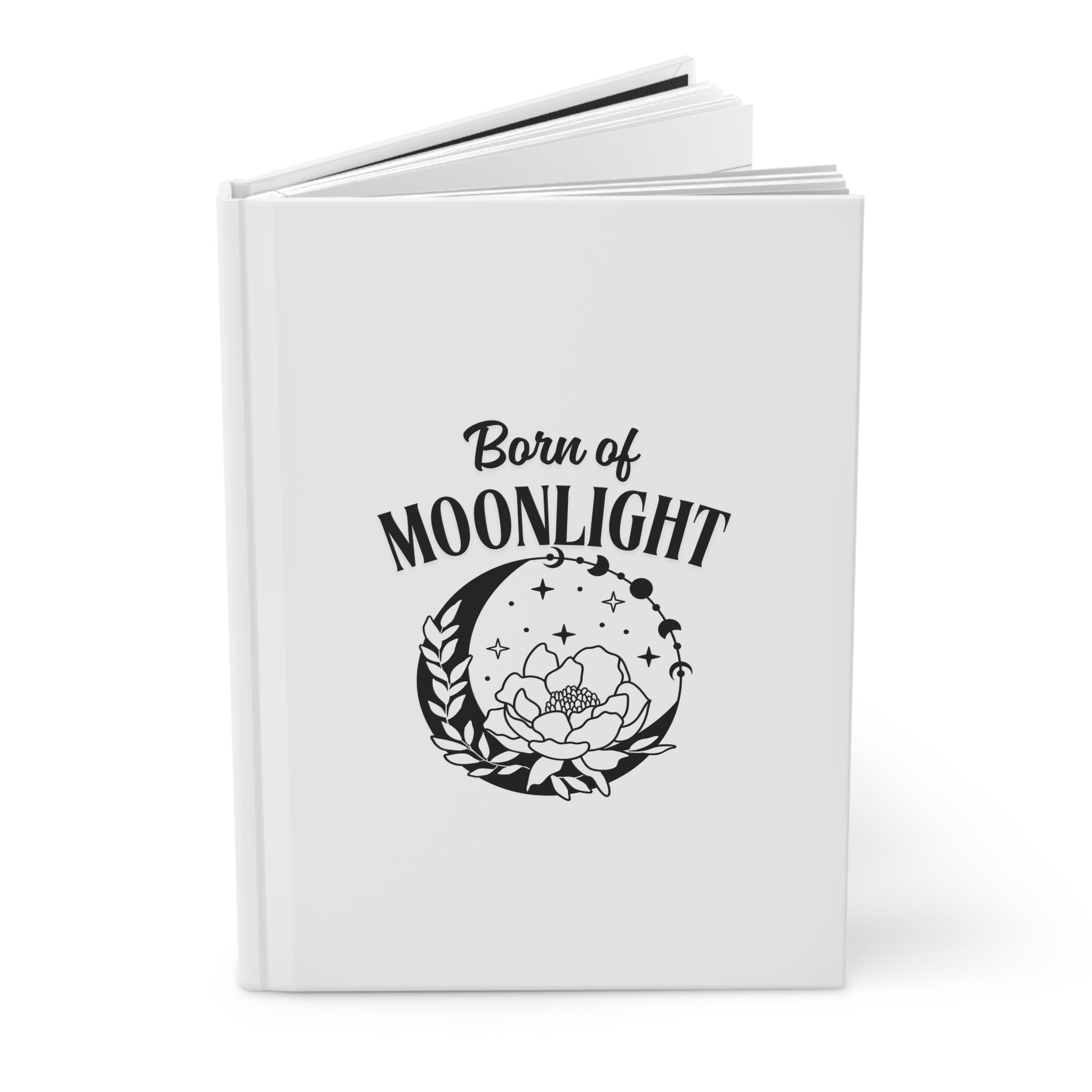 Moonlight Journal — "Born of Moonlight" Hardcover Notebook