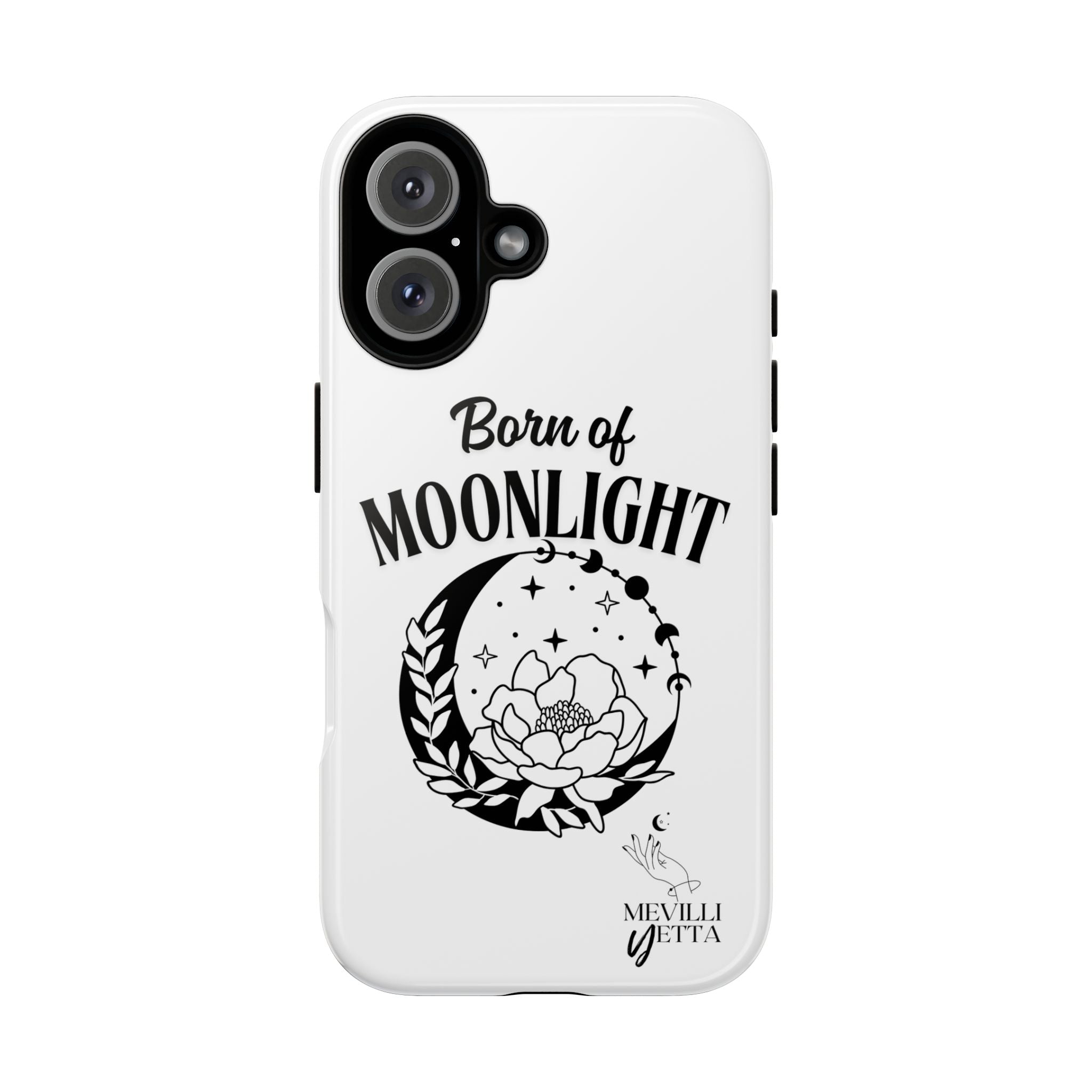Born of Moonlight – Floral Moon Phone Case